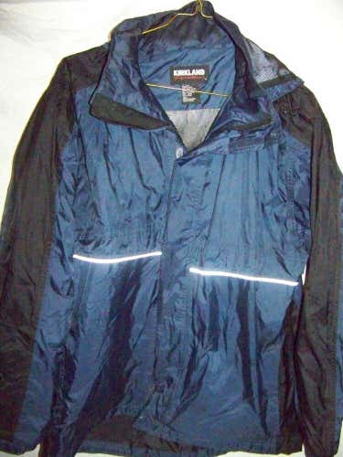 Kirkland Waterproof Hooded Rain Jacket, Men's Large