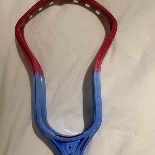 New Rebel Offense ECD Red And Blue Fade Dye Lacrosse Head