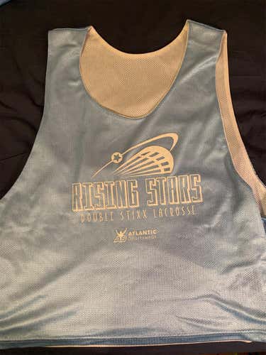 rising star double stixx lacrosse pinnie