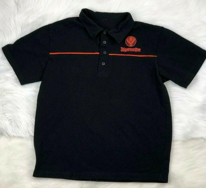 Jagermeister Jager Men's Golf Polo Shirt Short Sleeve Beer / Drinking Golf Shirt