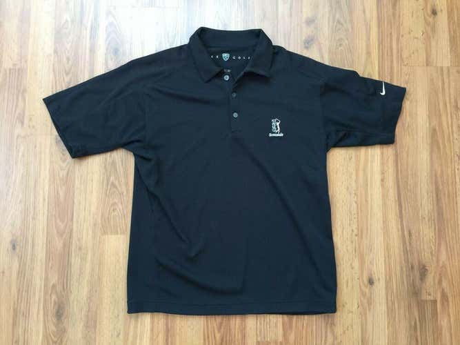 TPC Scottsdale Arizona SUPER AWESOME NIKE GOLF Sphere Dry Sz M Polo Golf Shirt!