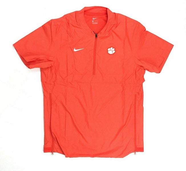 Clemson Tigers Nike Short Sleeve Lightweight Coaches Zip Jacket Men's M A05859