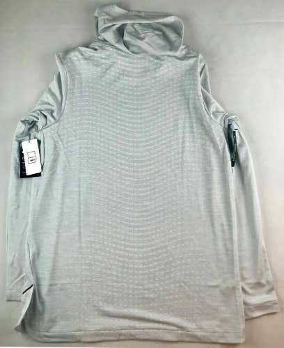 NIKE MENS M CLEMSON TIGERS DRI-FIT LS PULLOVER HOODIE GRAY AO5918