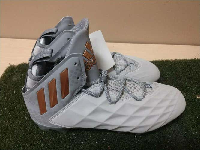 Adidas Crazyquick Lax Mid Sz 9 Mens Grey/Gold New