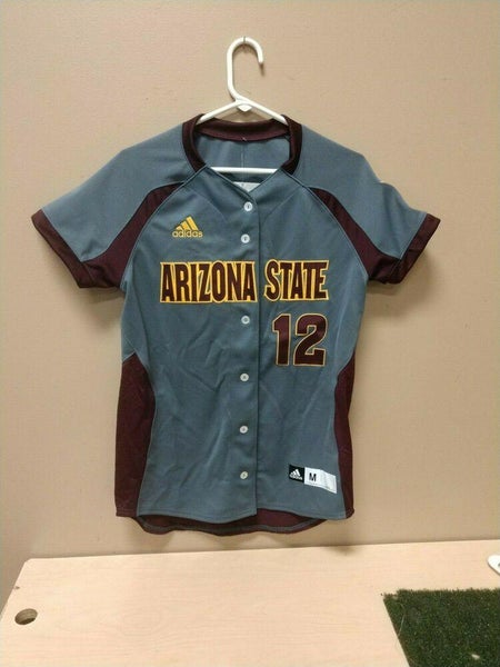 Arizona State Sun Devils Embroidered Adidas Softball Jersey, Medium, NWT