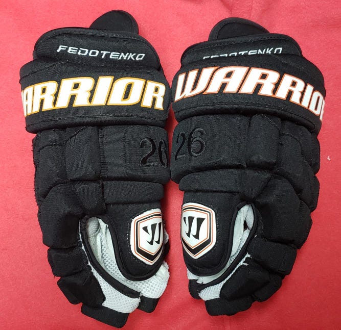 Flyers Warrior Luxe Pro Gloves Fedotenko 14" Pro Stock MIC