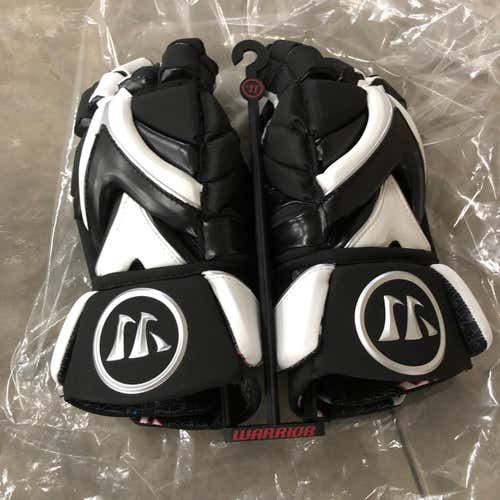 Brand New | Warrior Rabil Lacrosse Gloves | Large 13" | Black and White
