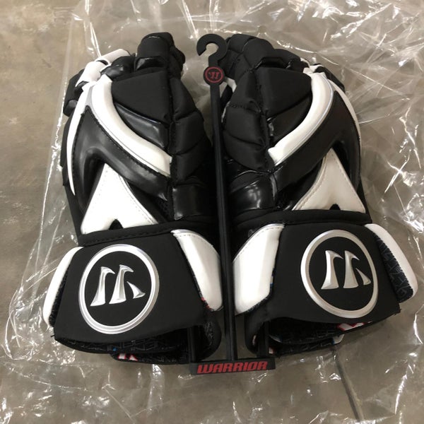 Brand New | Warrior Rabil Lacrosse Gloves | Large 13" | Black and White