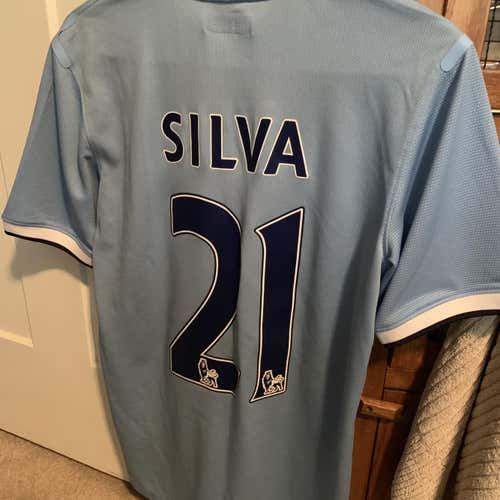 David Silva Manchester City Nike Jersey