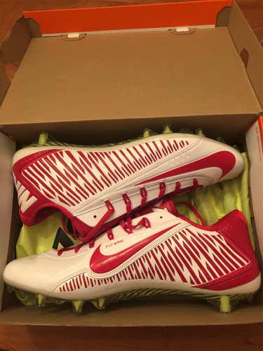 New Nike Vapor Carbon Elite 2014 Size 13.5 White/Red