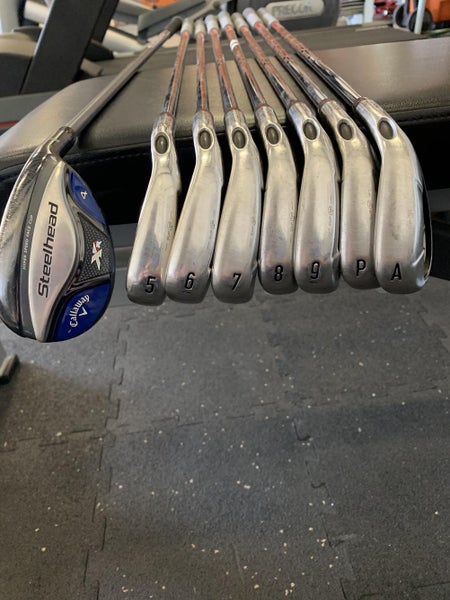 Callaway Steelhead XR Iron Set 5-AW w/ 4 hybrid