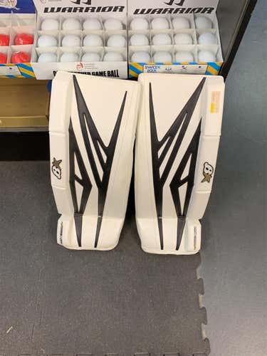 New GNETiK 8.0 Goalie Leg Pads Junior 27+1
