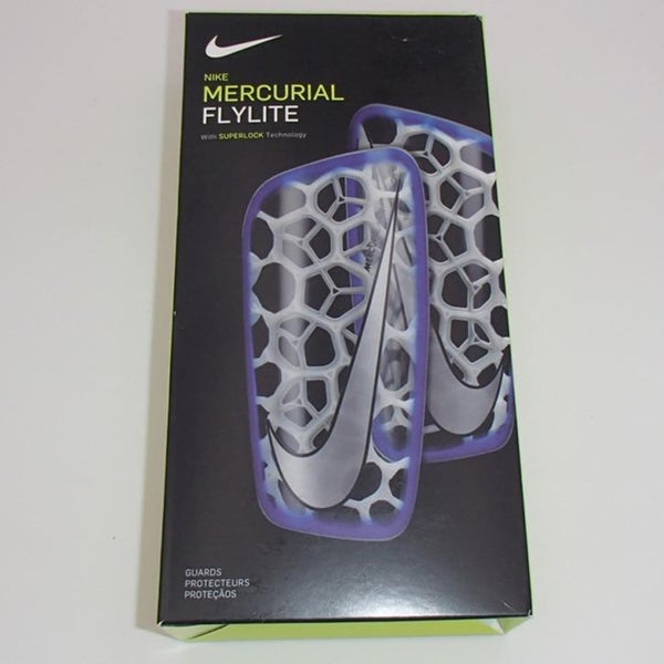 new Nike Mercurial FlyLite Shin Guards Superlock Technology Adult SMALL soccer