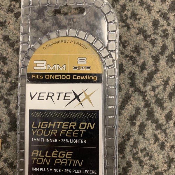 New Bauer Vertexx Goalie Steel Size 8