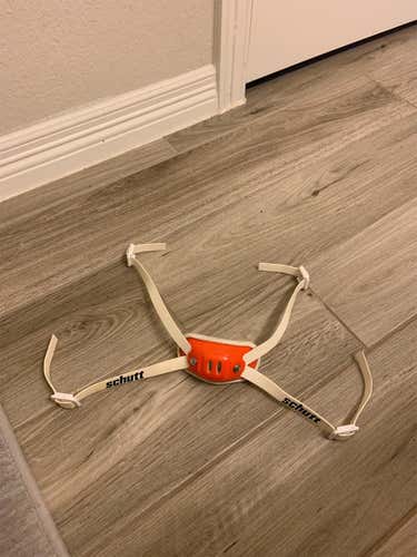 New Schutt Orange Chin Strap