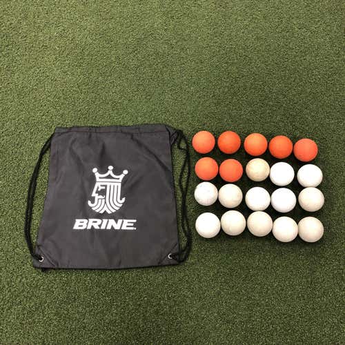 20 Used But Not Greasy Lacrosse Balls