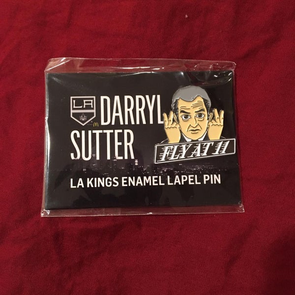 New Darryl Sutter Los Angeles Kings Lapel Pin NHL Hockey
