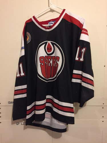BRANTFORD 99ERS  GAME WORN JERSEY GOJHL #11