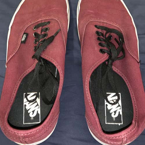 Burgundy Vans