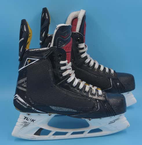 San Jose Sharks Meier Bauer Supreme 1s Hockey Skates Senior Pro Stock Size 10 2nd set No Steel