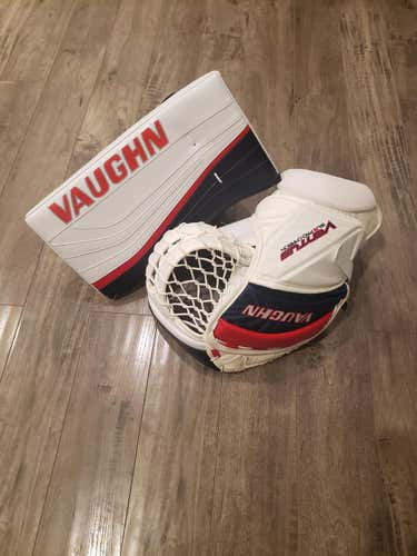 New Vaughn Goalie Glove & Blocker Regular Senior