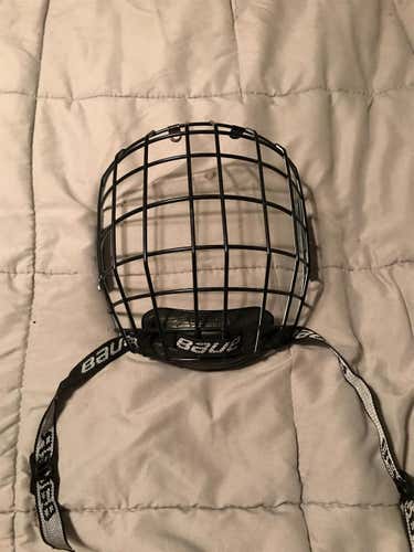 Bauer Profile III Facemask Adult Large Black/White
