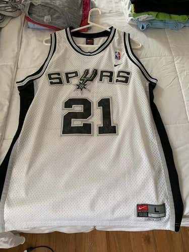 Tim Duncan Spurs Nike Jersey