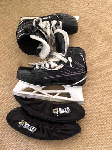 Supreme S170 Hockey Goalie Skates Junior  Size 5 With Skate Guards