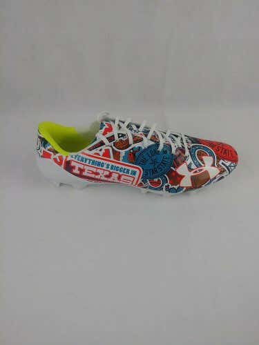 Under Armour New Spotlight LE Football Cleats Texas Size 15 1290956-296 NWT