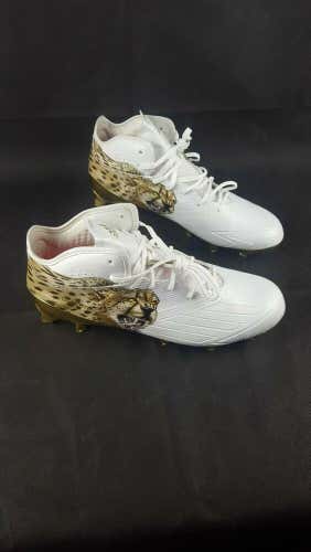 Adidas New Adizero 5 Star 5.0 Uncaged Mid Mens Football Cleats Cheeta Size 12