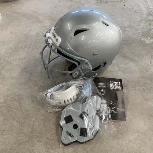 Brand New | Schutt Vengeance Z10 Football Helmet | Silver | Adult Small