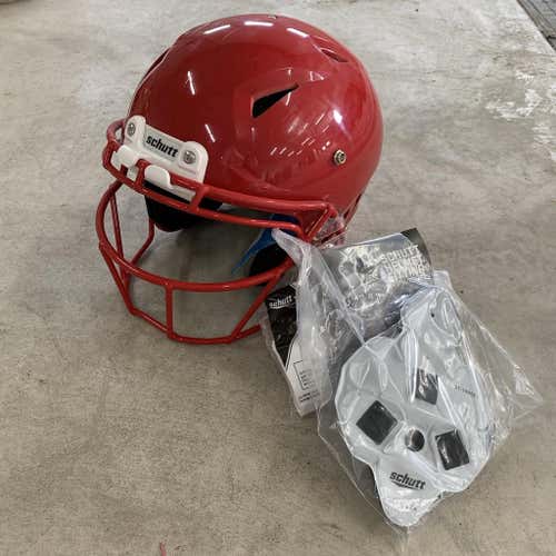 Brand New | Schutt Vengeance Z10 Football Helmet | Red | Adult LArge