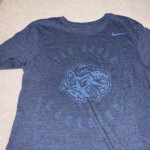university of north carolina nike lacrosse shirt, size S, great condition