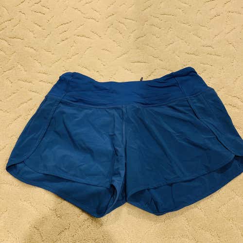 navy lululemon shorts, size 10/medium, perfect condition
