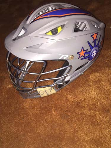 R Vintage 3D Tristate Matte Grey Helmet Adult (great Condition)