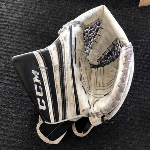 SET/CCM Premier R1.9 White/Black Goalie Glove & Blocker - Regular Senior