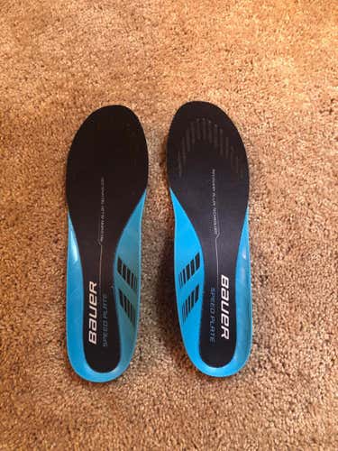 Bauer Speed Plate Pro Stock Ice Hockey Skate Foot Beds Senior Size 6.5