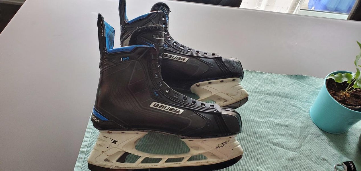 Bauer Nexus 1N Hockey Skates Senior Size 10 - includes step black steel
