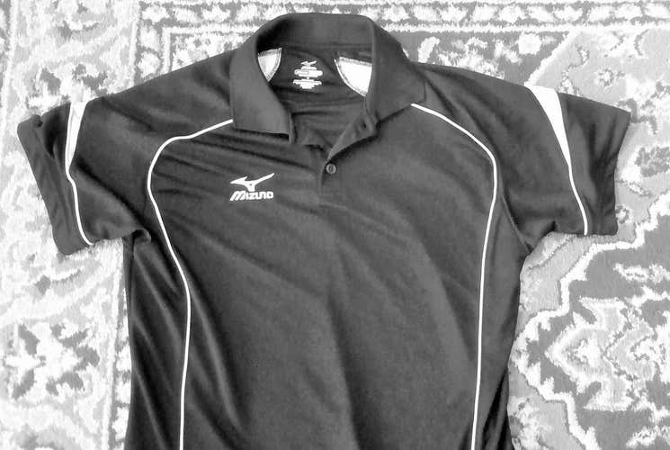 Mizuno Coaches Shirt - Black size Medium