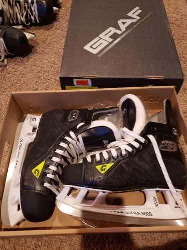 New Graf Ultra G5S Hockey Skates Senior Size 10D