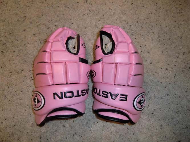 Awesome Pink Easton Synergy 500 Gloves Senior Pro Stock