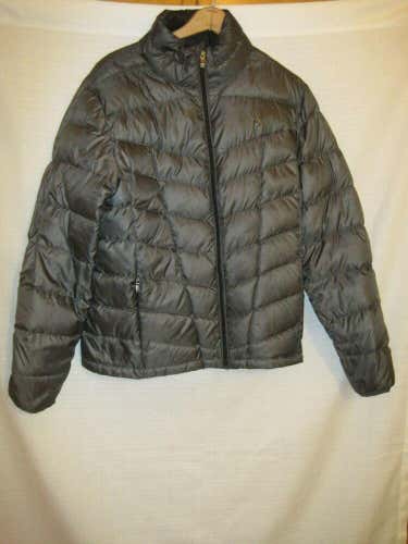Spyder Pelmo Goose Down Puffer Jacket men's M Gray Skiing Snow
