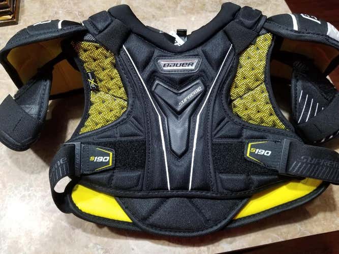 New with Tags Bauer Supreme 190 Shoulder Pads Junior Pro Stock S190 2S 2X