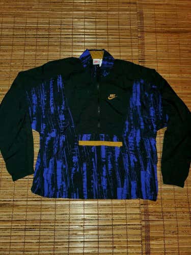 Vintage Nike Windbreaker Jacket Size M 1/2 Zip Medium Vtg