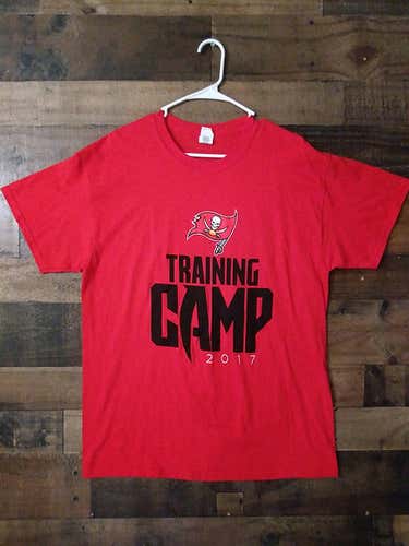 2017 NFL Football TAMPA BAY BUCCANEERS Official Training Camp Red Black Team Shirt