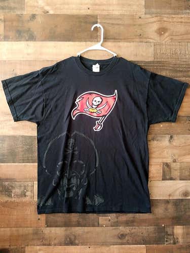 2006 NFL Football TAMPA BAY BUCCANEERS Jeep Chrysler Autos Black Red Team Shirt