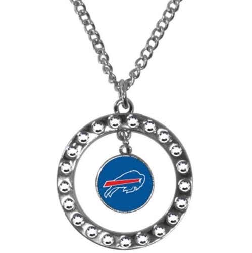 NEW NFL Buffalo BILLS Rhinestone Necklace