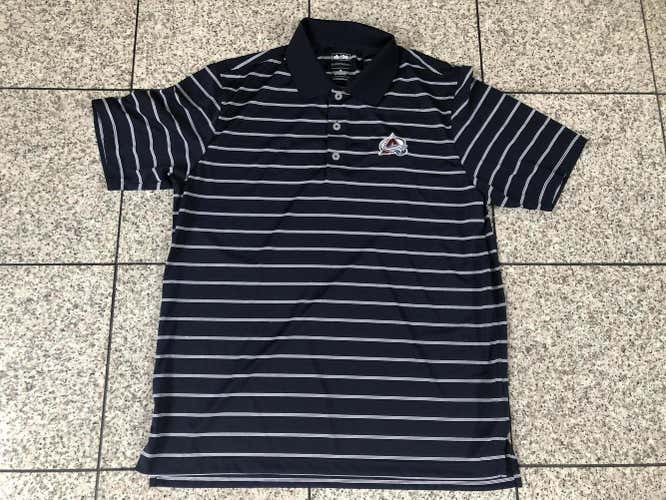 New ADIDAS NHL Colorado Avalanche Team Issued Golf Polo Shirt ( m,  xxl)