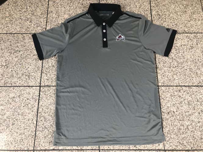 New ADIDAS NHL Colorado Avalanche Team Issue Golf Polo Shirt ( m, xxl)
