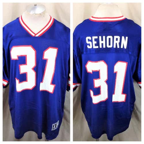 Vintage Starter New York Giants Jason Sehorn # 31 (52/XL) Retro NFL Football Graphic Jersey